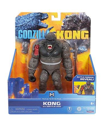 Kong with battle axe monsterverse playmates toy new kaiju. Monsterverse - Godzilla vs. Kong - Kong with Battle-Axe | Walmart Canada