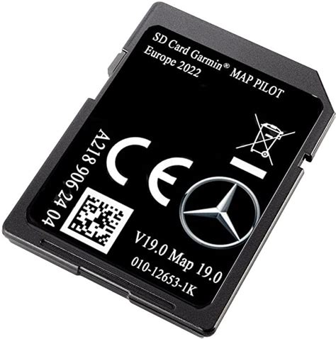 Carte SD Pour GPS Mercedes Garmin Map Pilot STAR1 V19 Europe 2023