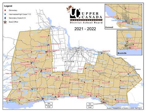 Board Map Upper Canada District School Board