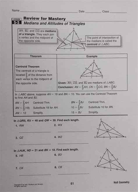 Unit 6 Similar Triangles Homework 4 Similar Triangle ...