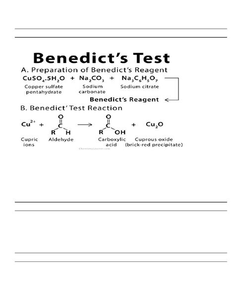 Benedict S Test And Lodine Test Pdf Dr Idrees Al Mashkur Muhadharaty