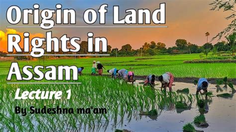 Origin Of Land Laws Of Assam Assamese Version