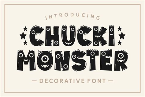 Chucky Monster Font By Dito 7ntypes · Creative Fabrica