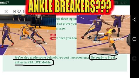 Ankle Breakers In The New Update Ankle Breakers In Nba Live Mobile