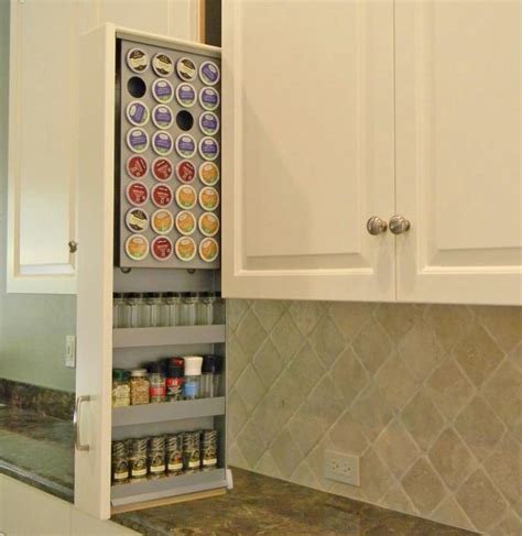 This Dropdown Spice Rack Cabinet Drawer Lets You Easily Access All Your