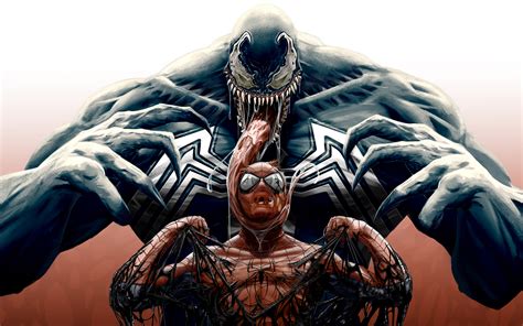 Venom Vs Spider Man Artwork 4k Wallpapers Hd Wallpapers Id 25214