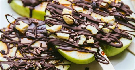 Chocolate Covered Caramel Apple Slices Foodtalk