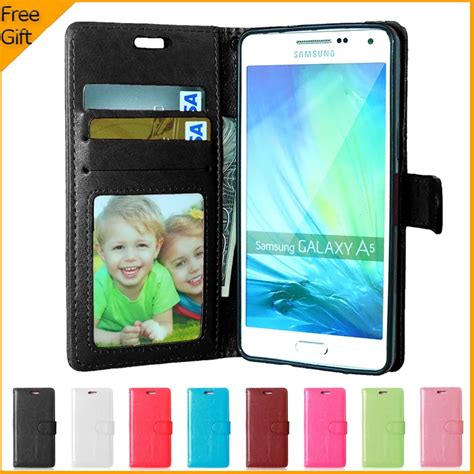 Luxury Wallet Pu Leather Case Cover For Samsung Galaxy A5 Case Sm A500f
