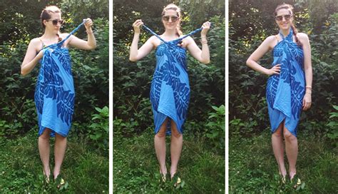 How To Tie A Sarong 9 Different Ways Purewow