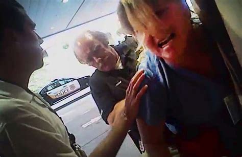 Shadygradyonline Salt Lake Police Arrest Nurse And Drag Her From Hospital