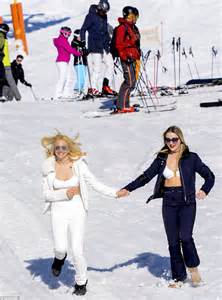 Pixie Lott Strips Down To Her Bikini As She Frolics In The Snowy Swiss