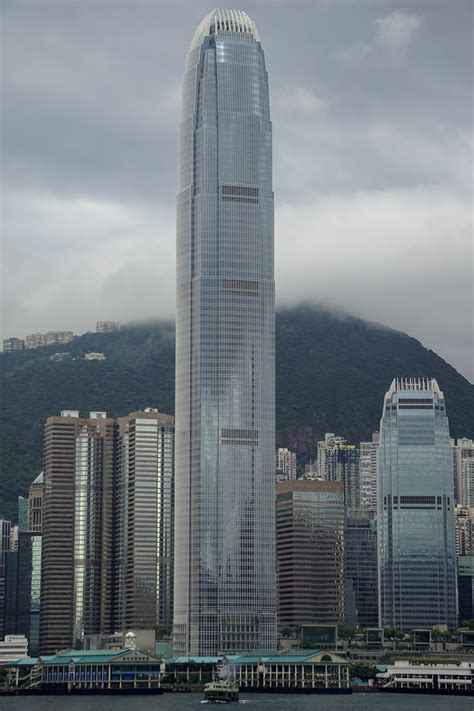Two International Finance Center As Seen From Kowloon It