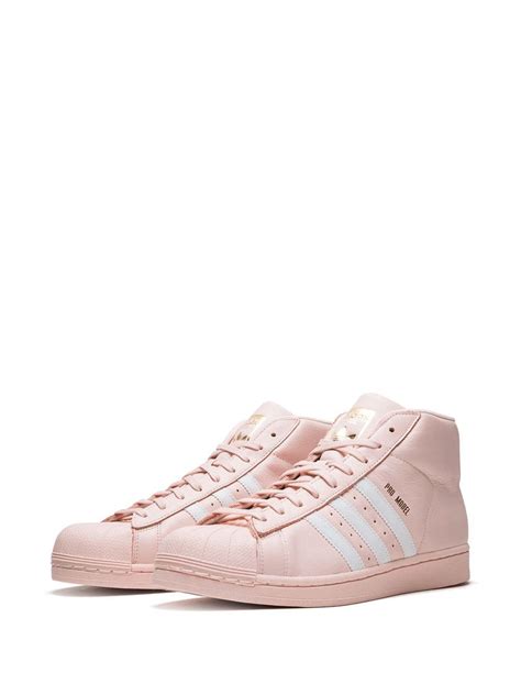 Adidas Pro Model High Top Sneakers In Pink For Men Lyst
