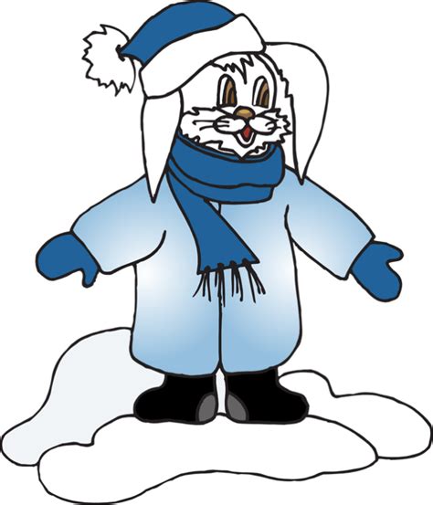 Drawn Bunny Snow Bunny Clipart Full Size Clipart 272829 Pinclipart