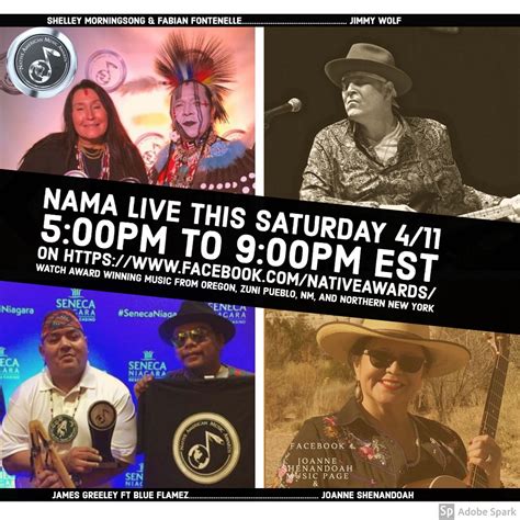 Native American Music Awards Virtual Events And Live Stream Programs