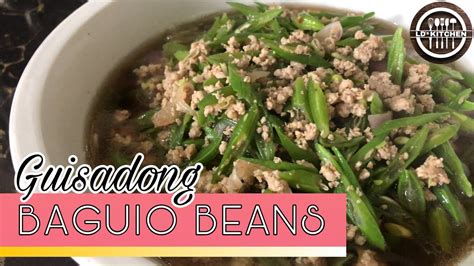 Ginisang Baguio Beans SautÉed String Beans Lutong Bahay Filipino