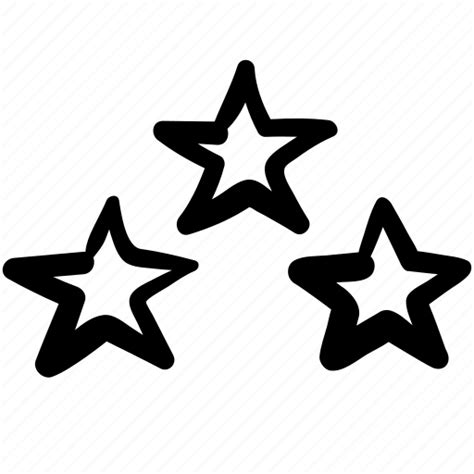 Star Doodle Icon Trim Lines Are Included So That You Can Cut The