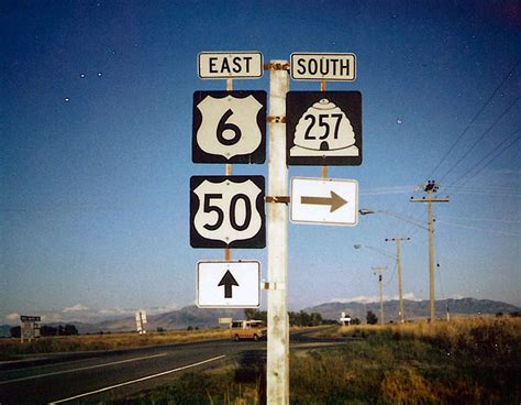 Utah U S Highway 6 U S Highway 50 And State Highway 257