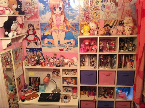 Pin By Everything Anime On Otaku Rooms Otaku Room Kawaii Bedroom