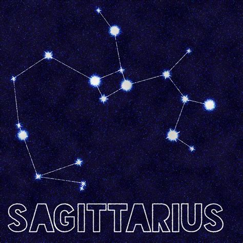 Sagittarius Constellation Print By Thedeepbluesky On Etsy