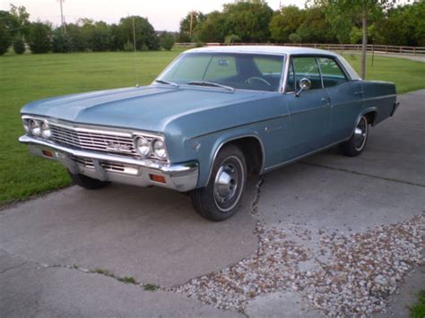 Chevrolet Impala Sedan 1966 Blue For Sale 164396s228662 1966 Chevrolet