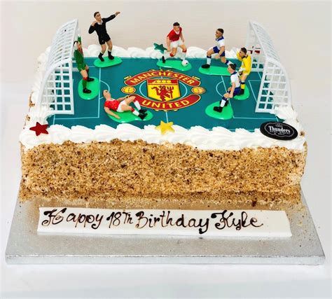 Soccer Pitch Cake Thunders Bakery