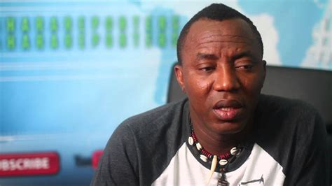 In consequence, he has been restricted to the city of abuja, outside his home and workplace, away from his family and loved ones. Omoyele Sowore of Sahara Reporters - YouTube