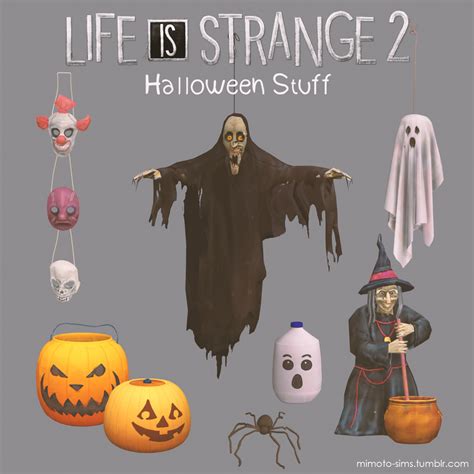 Mimoto Sims Life Is Strange 2 Halloween Set Emily Cc Finds