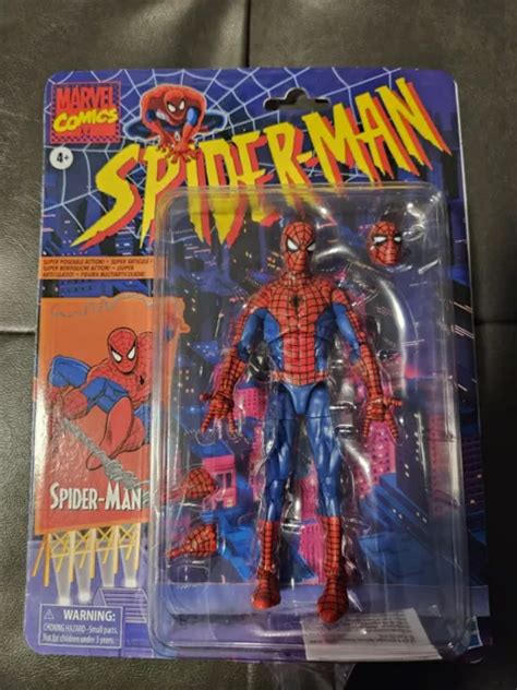 Marvel Legends Spider Man Retro Series Spider Man 2020 6400 Picclick