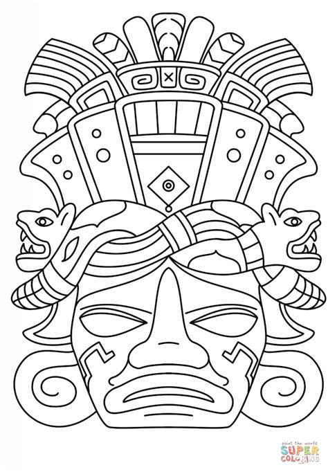 Mayan Calendar Coloring Pages Printable Coloring Pages