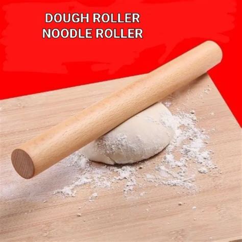 Ready Stock Wood Dough Roller Noodle Roller Lazada