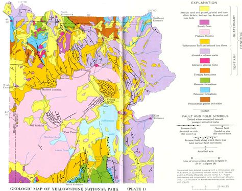 Elevation Map Of Yellowstone National Park London Top Attractions Map