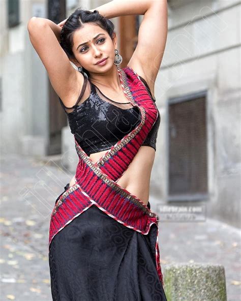 rakul preet sexy armpit show in saree r bollyarm