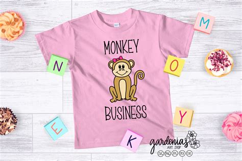 Girl Monkey Svg Monkey Cut File Monkey Clip Art