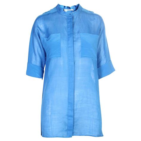 Gerard Darel Blue Shirt Silk Ref360090 Joli Closet