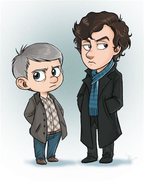 Fanart Bbcs Sherlock Chibis By Oomizuao On Deviantart