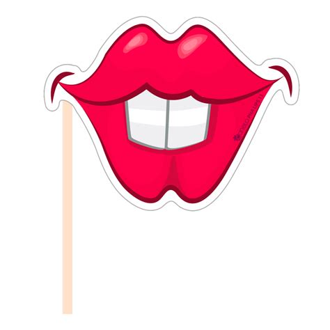 Lips Clipart Photo Booth Lips Photo Booth Transparent Free For