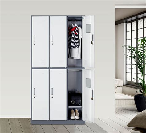 6 Door Steel Locker Cabinet