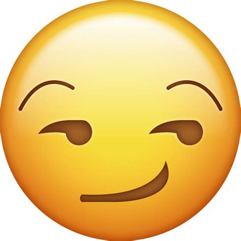 Smirk Emoji Free Download Smirk Face Emoji Emoji Images Emoji