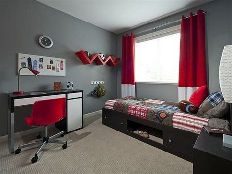 Pin By Bunny Sweettech On Bunny Boy Room Red Boys Bedroom Makeover