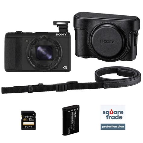 Sony Cyber Shot Dsc Hx50v Digital Camera Deluxe Kit Black Bandh