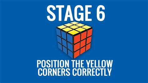 How To Solve A Rubiks Cube Stage 6 Final Stage Youtube