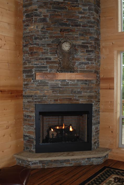 Beautiful Stacked Rock Fireplace Ccc And Bkm Rock Fireplaces
