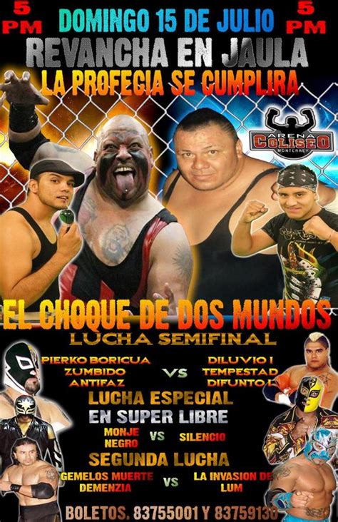 La catedral a regiomontana, unió a algunas de las promotoras más importantes de la sultana del norte a fin de celebrar con un evento magno la emblemática arena del noreste. LUCHA LIBRE BOGOTÁ COLOMBIA CWS: ARENA COLISEO MONTERREY ...