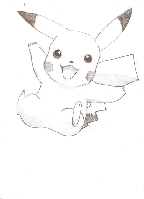 Pikachu Pencil Drawing By X Demonbunny X On Deviantart
