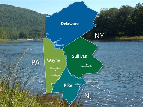 Service Area Map Delaware Highlands Conservancy