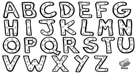 Find the letters from the alphabet hidden in the images and photos. The Graffiti Design