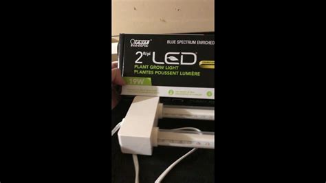 Led Grow Light Test Feit Model Glp24fs19wled Youtube