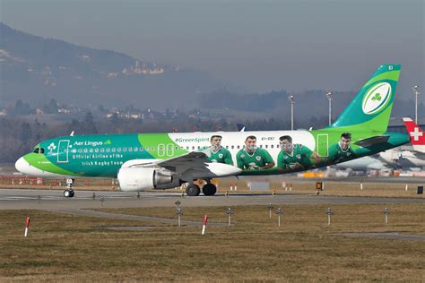 Eastwings A320 214 Aer Lingus Irish Rugby Team Cs Ei Dei