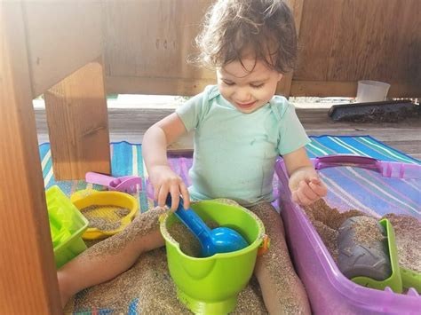 Minimalist Sand And Water Toys For Infants And Toddlers